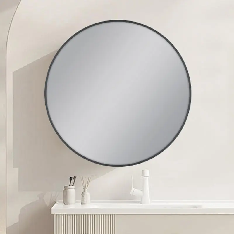 800mm Gunmetal Framed Mirror