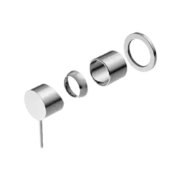 MECCA SHOWER MIXER 60MM PLATE TRIM KITS ONLY CHROME 