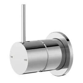 MECCA SHOWER MIXER 60MM HANDLE UP PLATE CHROME 
