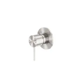 MECCA BRUSHED NICKEL SHOWER MIXER 80MM PLATE