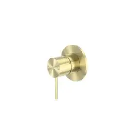 MECCA BRUSHED GOLD SHOWER MIXER 80MM PLATE