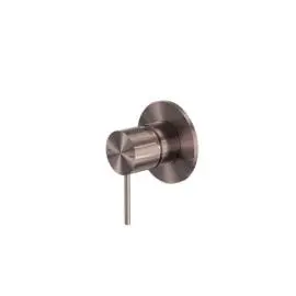 MECCA BRUSHED BRONZE SHOWER MIXER 80MM PLATE