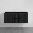 CETO Brindabella Wall Hung Bathroom Floating Vanity Matte Black PVC Board Cabinet CB1221W