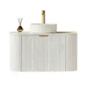 CETO Avalon Wall Hung Vanity – Matte White – 900mm 