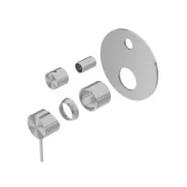 MECCA GUN METAL SHOWER MIXER WITH DIVERTOR TRIM KITS