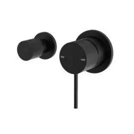 MECCA MATTE BLACK SHOWER MIXER WITH HORIZONTAL 2 WAY DIVERTOR