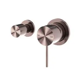 MECCA BRUSHED BRONZE SHOWER MIXER WITH HORIZONTAL 2 WAY DIVERTOR