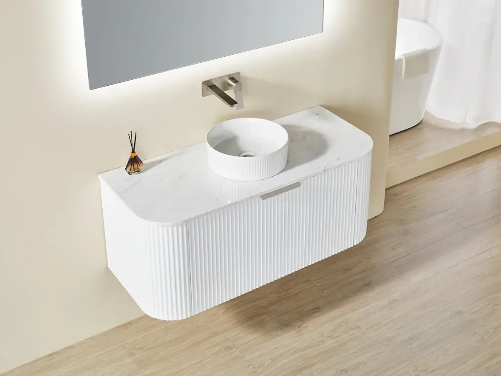 CETO Avalon Wall Hung Vanity CA1200W– Matte White – 1200mm