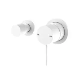 MECCA MATTE WHITE SHOWER MIXER WITH HORIZONTAL 2 WAY DIVERTOR