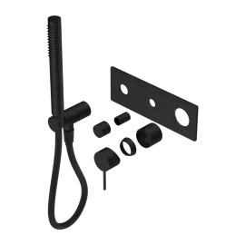 MECCA SHOWER MIXER DIVERTOR SYSTEM TRIM KITS ONLY MATTE BLACK 