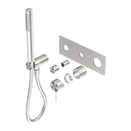 MECCA SHOWER MIXER DIVERTOR SYSTEM TRIM KITS ONLY BRUSHED NICKEL 