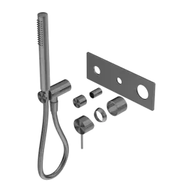 MECCA SHOWER MIXER DIVERTOR SYSTEM TRIM KITS ONLY GUN METAL 