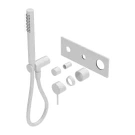 MECCA SHOWER MIXER DIVERTOR SYSTEM TRIM KITS ONLY MATTE WHITE 
