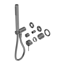 MECCA SHOWER MIXER DIVERTOR SYSTEM SEPARATE BACK PLATE TRIM KITS ONLY GUN METAL 