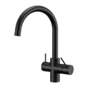 MECCA 3 WAY FILTERED MIXER TAP MATTE BLACK 