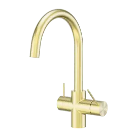 MECCA 3 WAY FILTERED MIXER TAP BRUSHED GOLD 