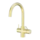MECCA 3 WAY FILTERED MIXER TAP BRUSHED GOLD 