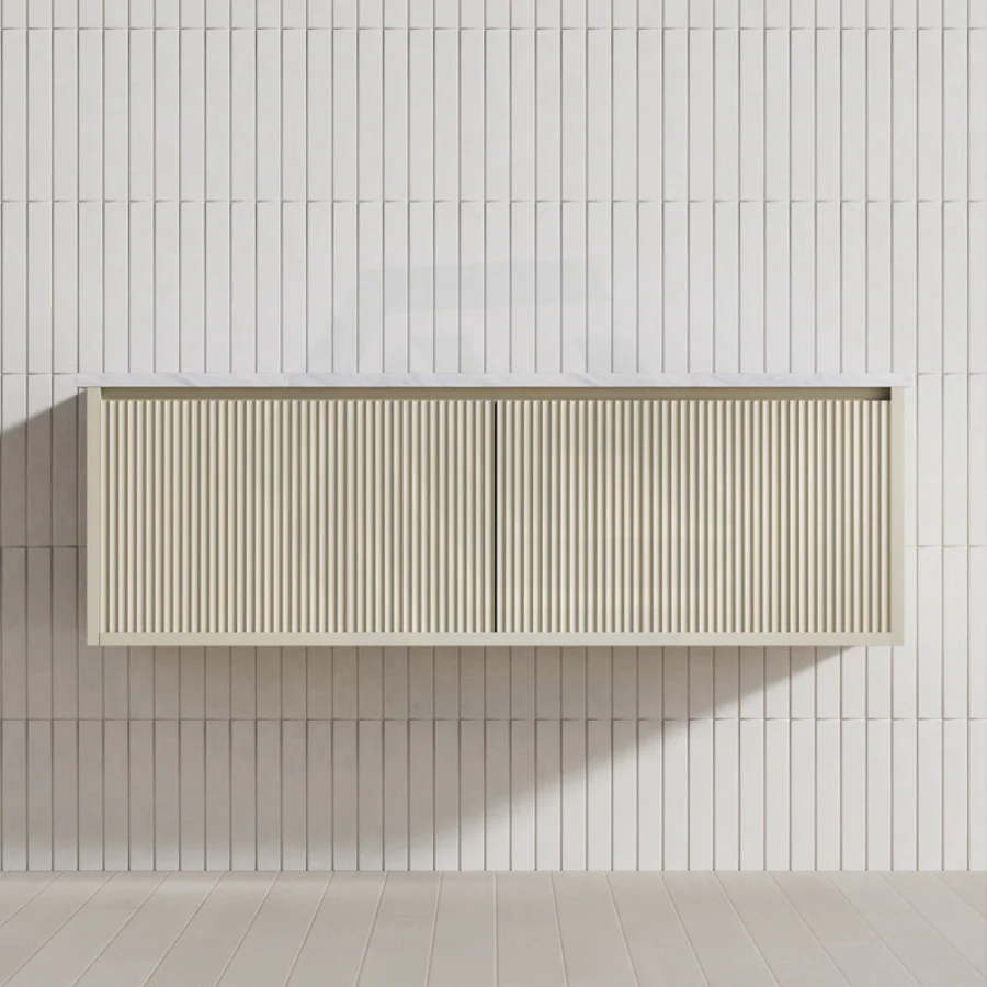 1190*496*380mm Ceto Bellevue Wall Hung Bathroom Vanity Right Hand Drawer Push-to-Open Coastal Oak