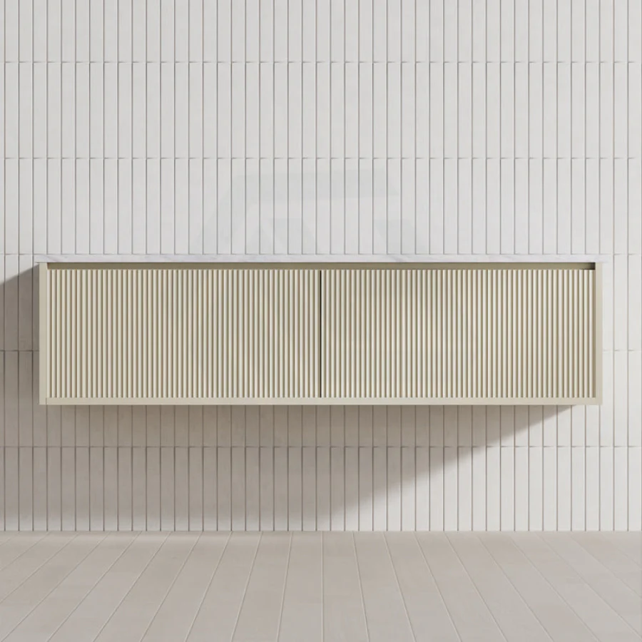 1490*496*380mm Ceto Bellevue Wall Hung Bathroom Vanity Push-to-Open Coastal Oak