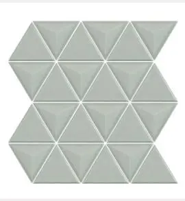 Lanka Geometrica Gloss Aquamarine Ceramic Mosaic Wall Tiles 28.4x32.8