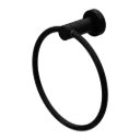 MECCA HAND TOWEL RING MATTE BLACK 