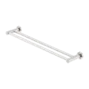 MECCA DOUBLE TOWEL RAIL 600MM BRUSHED NICKEL 