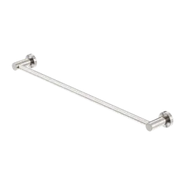 MECCA SINGLE TOWEL RAIL 600MM BRUSHED NICKEL 