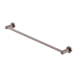 MECCA SINGLE TOWEL RAIL 600MM BRUSHED BRONZE 