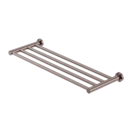MECCA TOWEL RACK BRUSHED BRONZE 