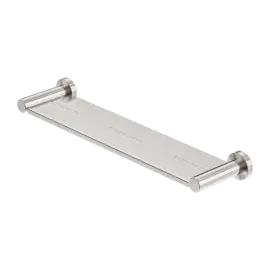 MECCA BRUSHED NICKEL METAL SHOWER SHELF