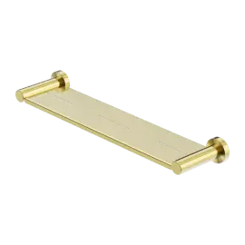 MECCA BRUSHED GOLD METAL SHOWER SHELF