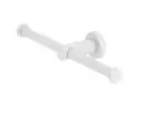 MECCA DOUBLE TOILET ROLL HOLDER MATTE WHITE 