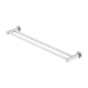 MECCA DOUBLE TOWEL RAIL 800MM BRUSHED NICKEL 