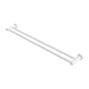 MECCA DOUBLE TOWEL RAIL 800MM MATTE WHITE 