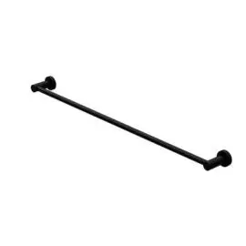 MECCA SINGLE TOWEL RAIL 800MM MATTE BLACK 