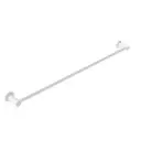 MECCA SINGLE TOWEL RAIL 800MM MATTE WHITE 