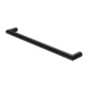 MECCA MATTE BLACK 240V SINGLE HEATED TOWEL RAIL