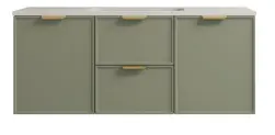 1190*455*480mm Olive Green CETO Miami Wall Hung PVC Cabinet