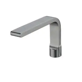 PEARL GUN METAL BASIN SET SPOUT ONLY