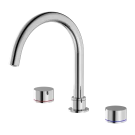 KARA BATH SET CHROME 