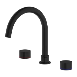 KARA BATH SET MATTE BLACK 