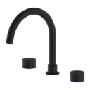 KARA BATH SET MATTE BLACK 