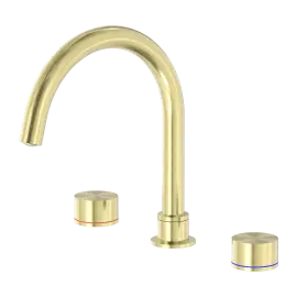 KARA BATH SET BRUSHED GOLD 