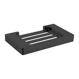 PEARL MATTE BLACK SOAP DISH HOLDER