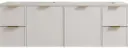 1490*455*480mm CETO Miami Standard Wall Hung PVC Cabinet Matte White