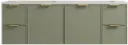 1490*455*480mm CETO Miami Standard Wall Hung PVC Cabinet Olive Green