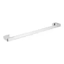 PEARL CHROME SINGLE TOWEL RAIL 800MM