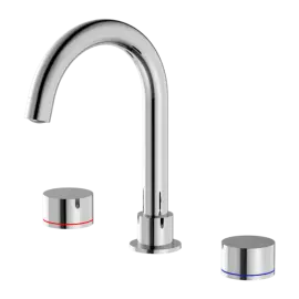 KARA CHROME BASIN SET