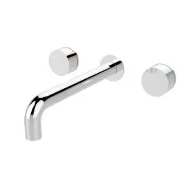 KARA WALL BASIN SET 215MM CHROME 