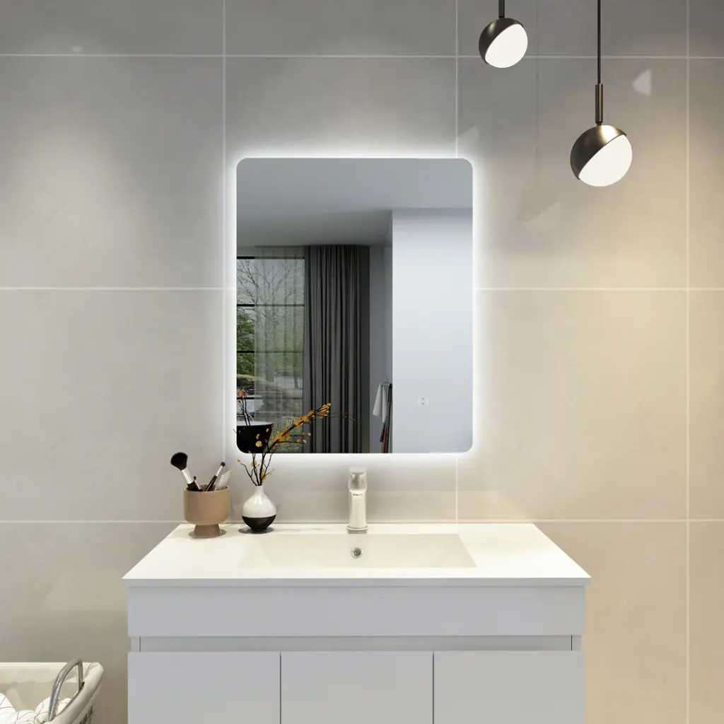 Jasper Smart touch free controls LED backlit mirror UL6075BRM